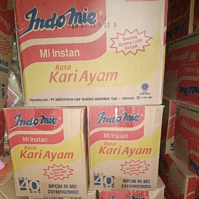 

Indomie kare Ayam (isi 40 pcs)