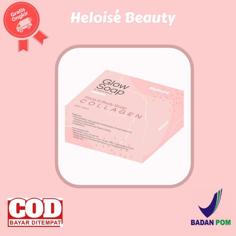 (READY) GLOW SOAP HELOISE BEAUTY/MENGHILANGKAN BEKAS LUKA/MENCERAHKAN