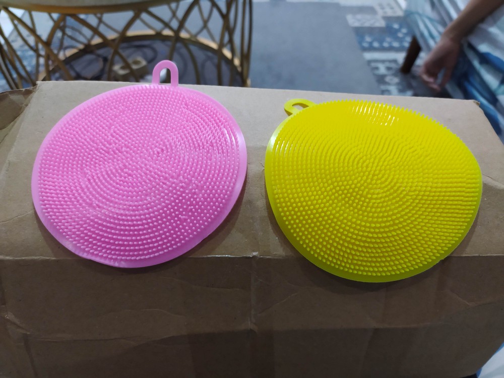 Spon Cuci Piring - Silikon Cuci Piring - - Sikat Silikon - Silicone Sponge
