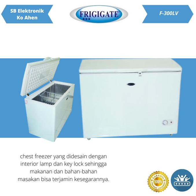 CHEST FREEZER FRIGIGATE F-300LV 300 LITER - GARANSI RESMI