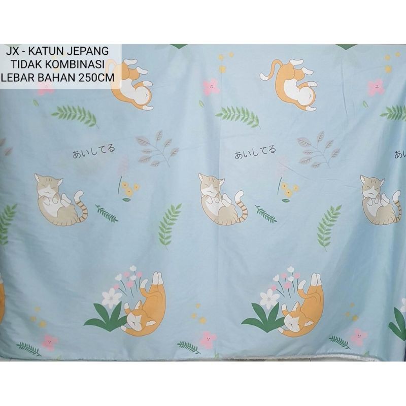 Bemper Set Bedcover Katun Jepang