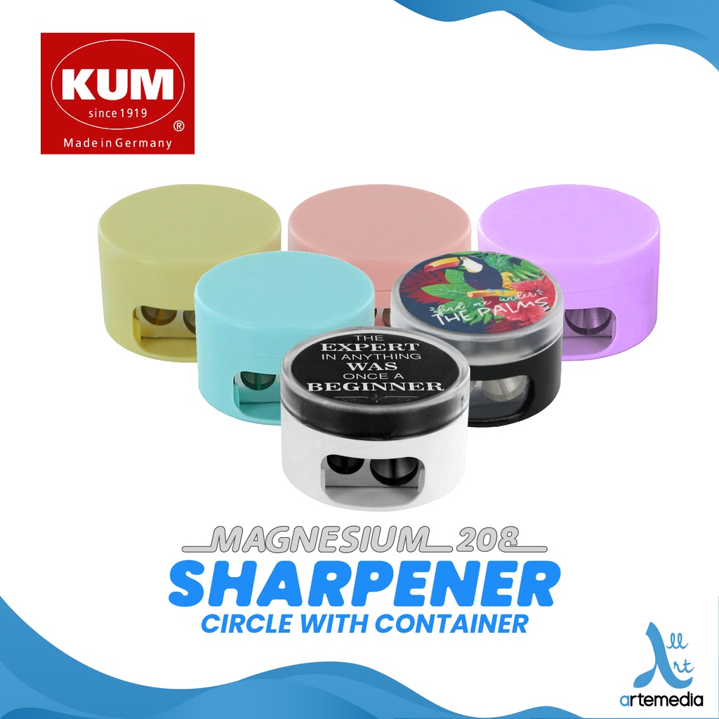 

KUM Sharpener Magnesium 208 Circle Container