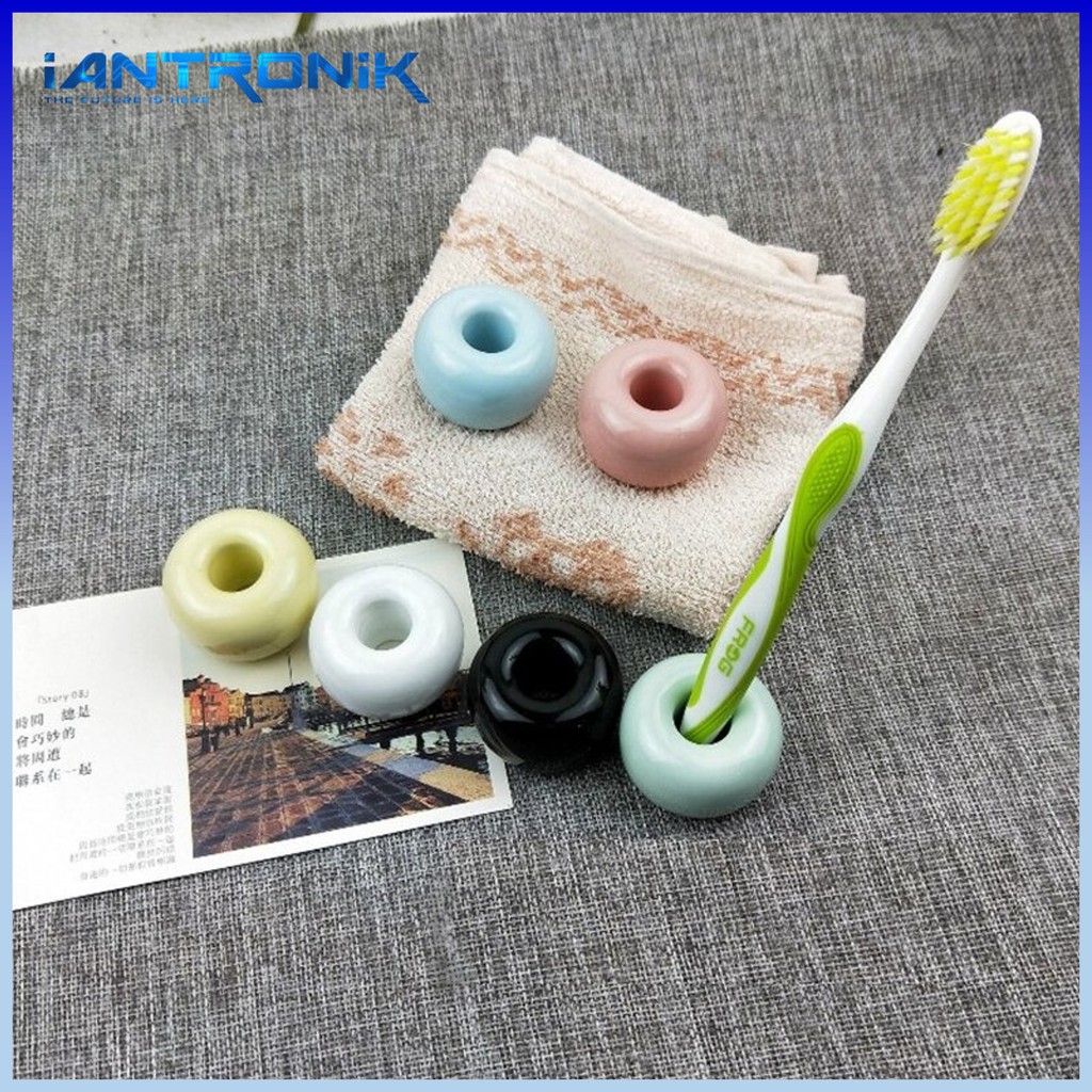 KIYOTE Mini Ceramic Toothbrush Holder - Tempat Sikat Gigi Keramik