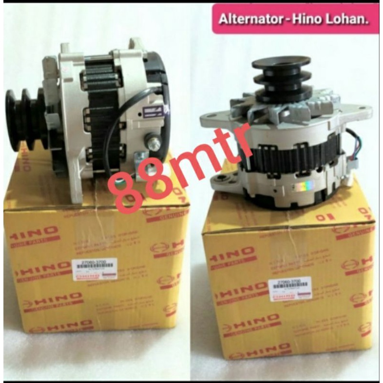 alternator altenator dinamo ampere amper hino lohan 45a 24v 24volt