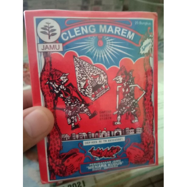 Jamu CLENG MAREM Pegalinu Cap Wayang Original