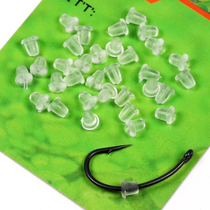 50 Pcs Aksesoris Manik-Manik Blok Kait Pancing Bahan PVC Transparan Gaya Eropa