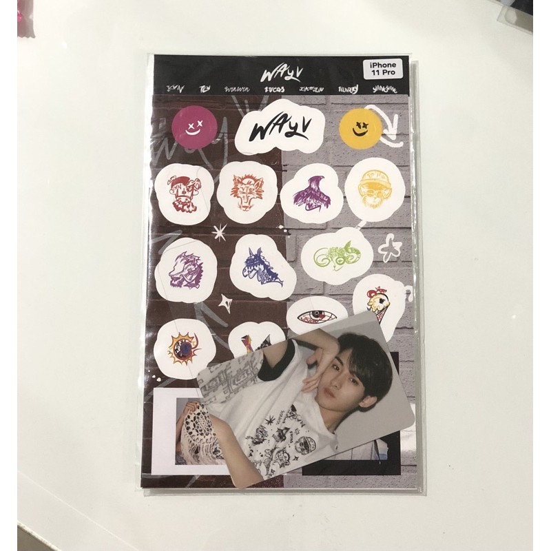 WAYV MD BY TEN SMARTPHONE DECO FULLSET WINWIN SET PHOTOCARD PC & STICKER