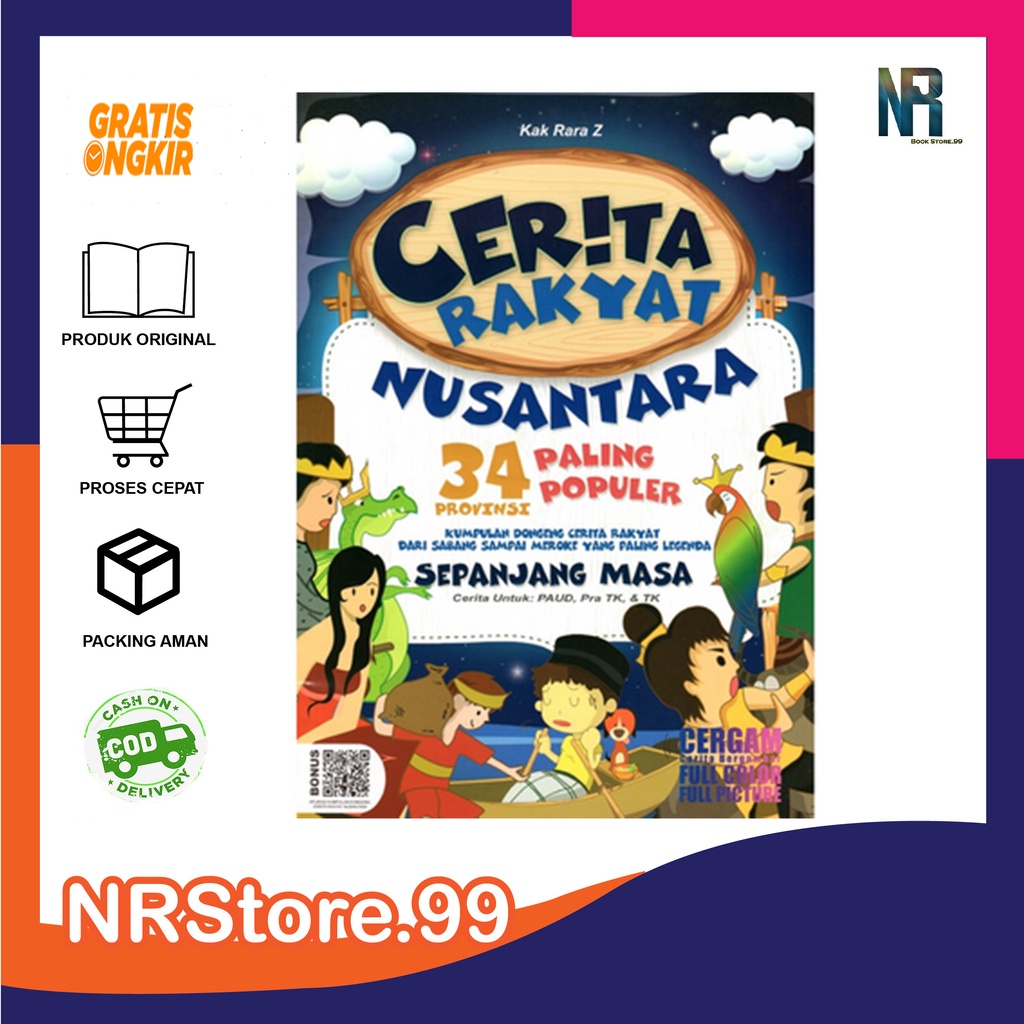 Jual Buku Cerita Rakyat Nusantara 34 Propinsi Terlaris | Shopee Indonesia