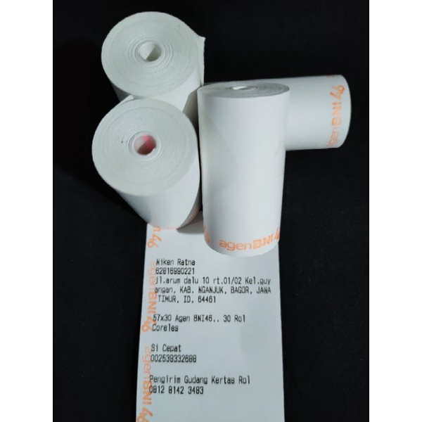 Kertas Struk Edc BNI46 58x30mm