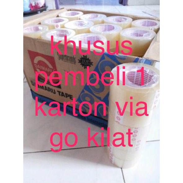 

lakban daimaru 2 inch khusus go kilat min 1 karton