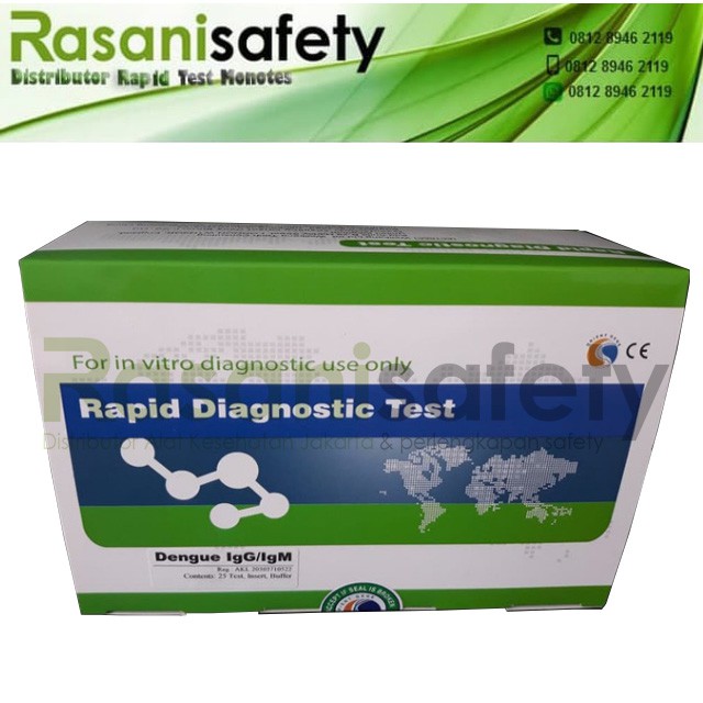 Rapid Test Orient Gene Device Dengue Igg Igm Isi 25 Alat Cek Tes Penyakit Virus Demam DBD Cassette