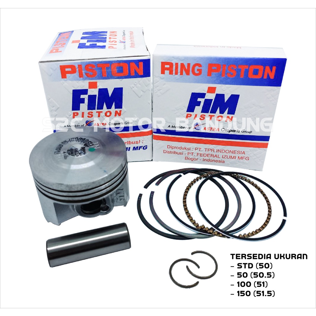 PISTON KIT GRAND/LEGENDA/SUPRA FIT/SUPRA FIT NEW/REVO FIM41 FIM 41 PIN 13-2