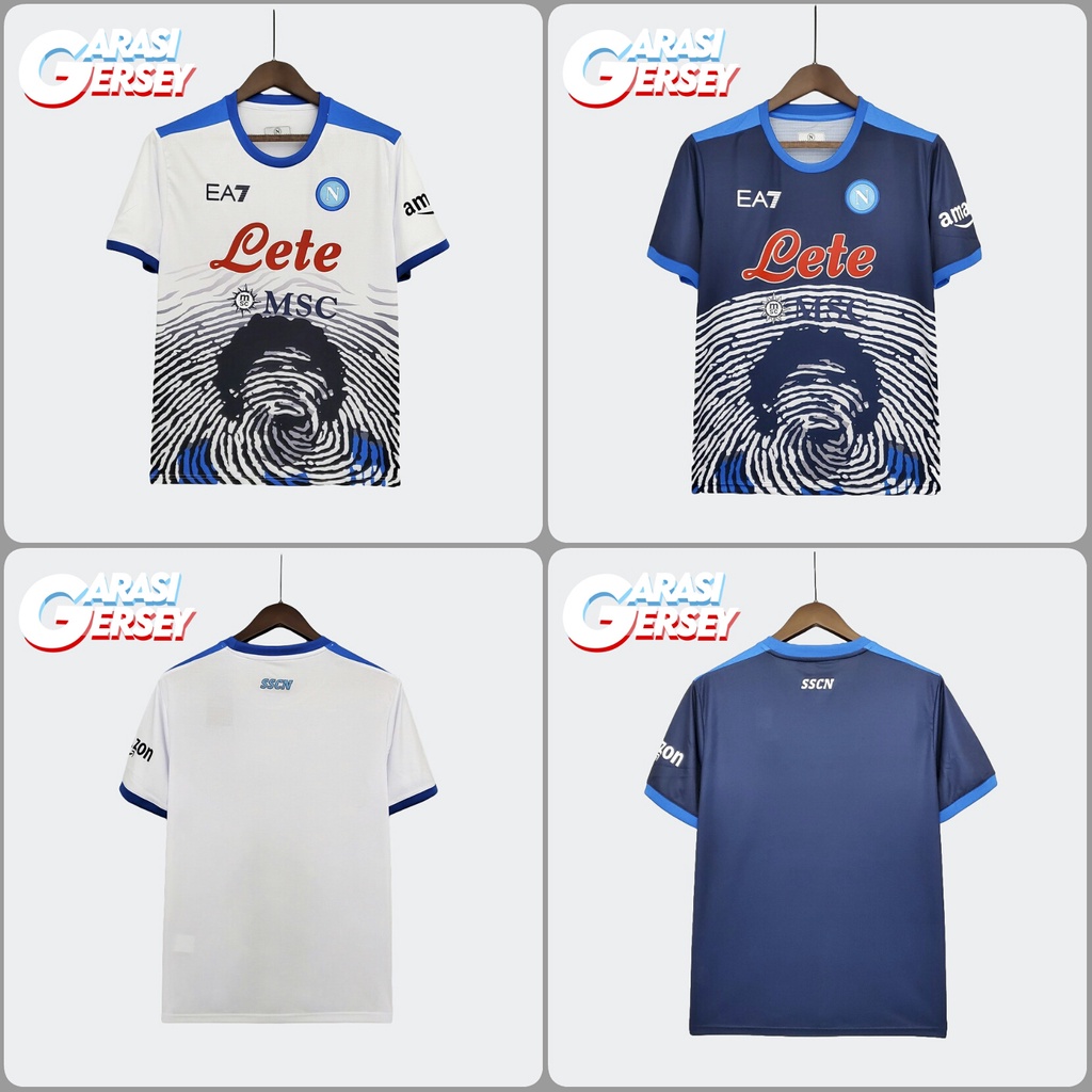 Jersey Sepak Bola Napoli Special Edition Maradona 2021/2022