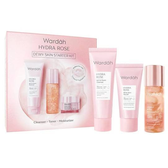 Wardah Hydra Rose Dewy Skin Starter Kit