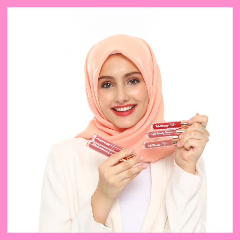Paket Lima Warna Lipstik Fabil Beauty