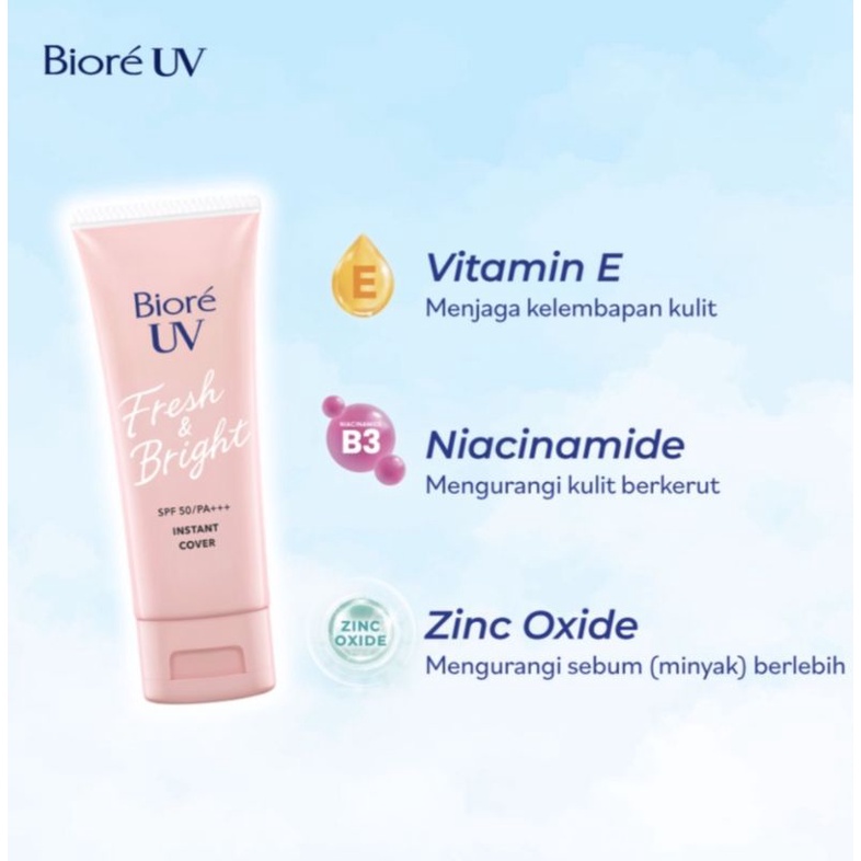 Biore UV Fresh and Bright 30ml SPF 50