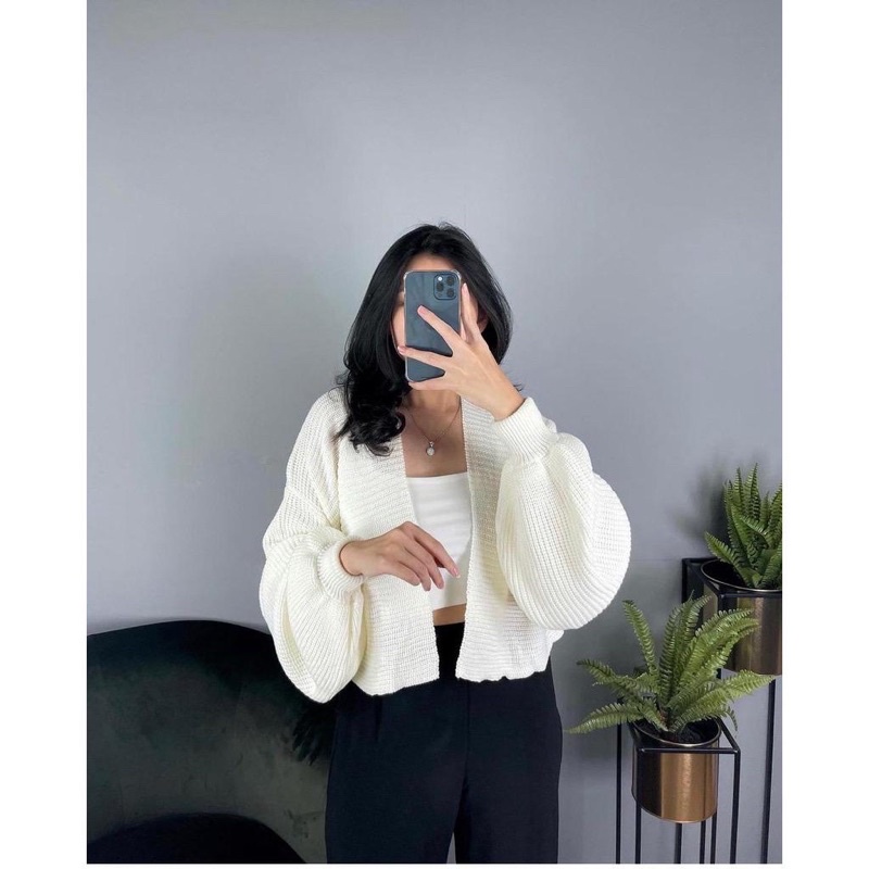 MAUDI KNITE CARDY | KARDIGAN CROP WANITA | OUTHER WANITA MURAH