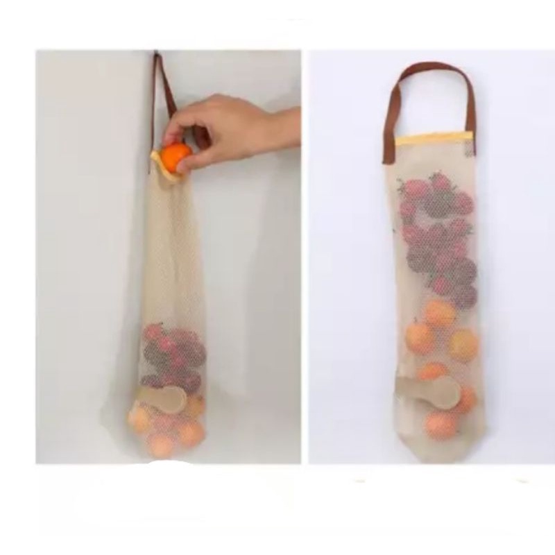 Tas Gantung Jaring Buat Buah dan Bumbu Dapur