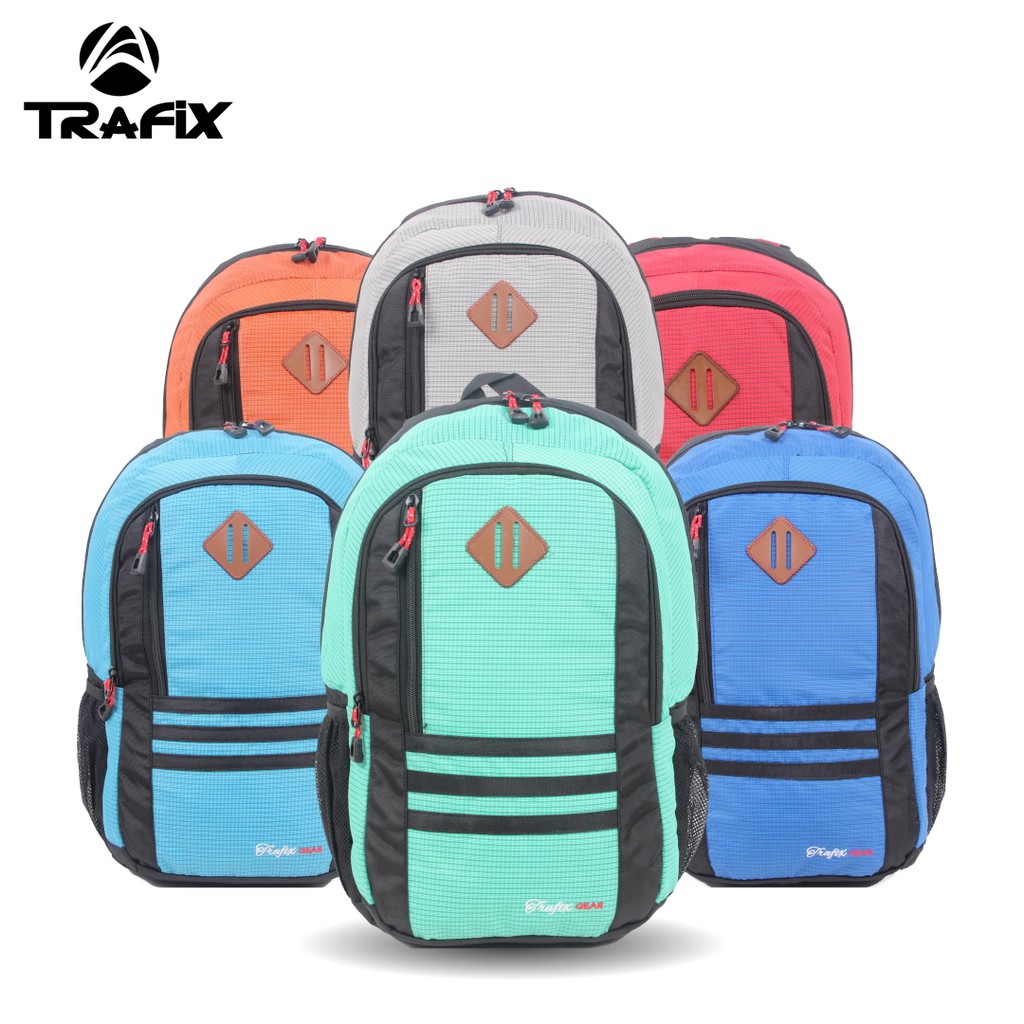 [KLIKTAS] Tas Ransel Pria Trafix 77093 Kerja Sekolah Kuliah Backpack Anti Air Banyak Saku