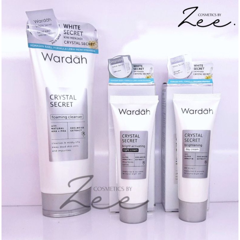 Wardah White Secret Paket | Wardah Crystal Secret Paket | Paket Wardah