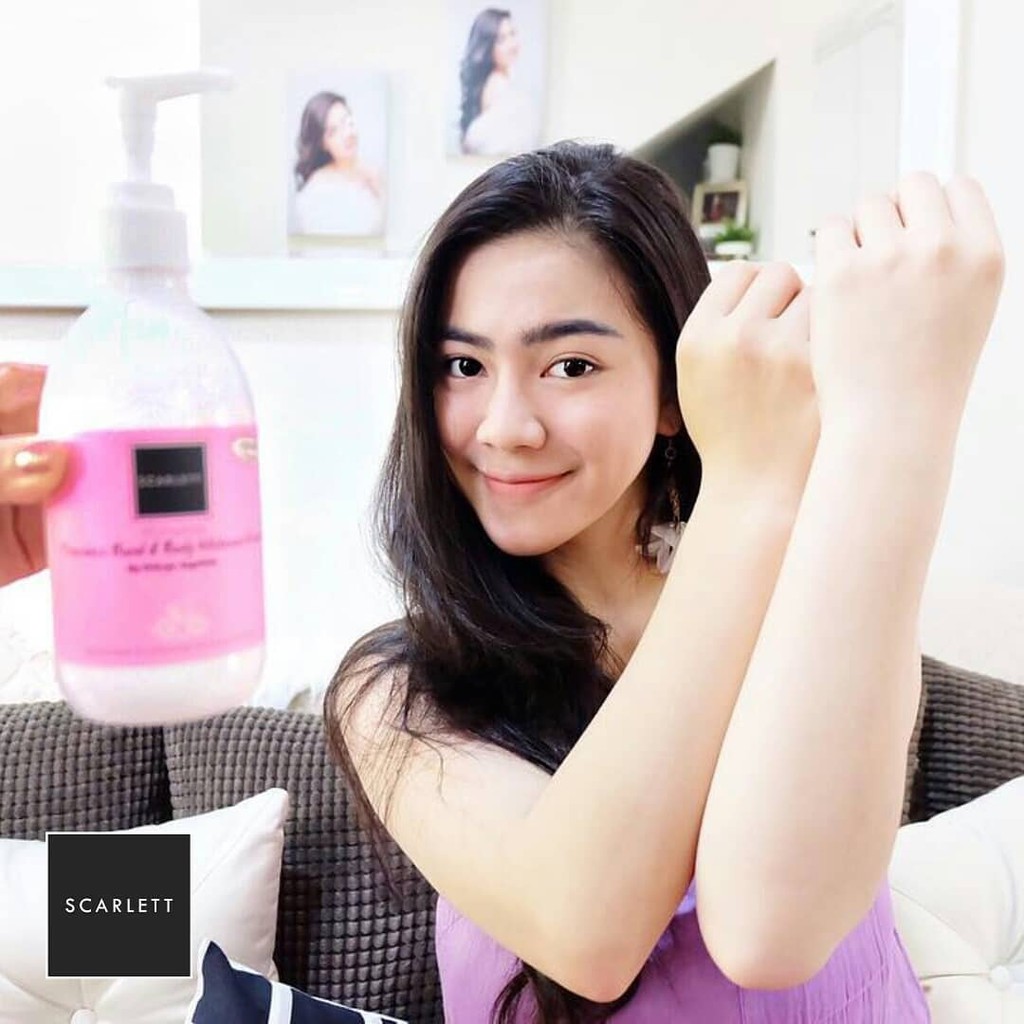 SCARLET WHITENING BODY LOTION - HANDBODY SCARLETT WHITENING ORIGINAL BPOM BY FELICYA ANGELISTA