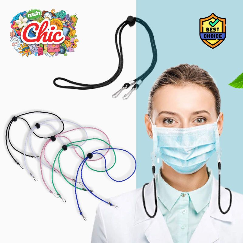

Lanyard Mask - Tali Masker Dapat Disesuaikan