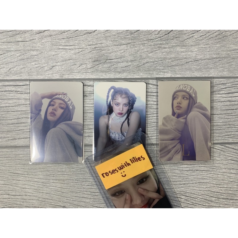 Photocard Lisa Blackpink album LALISA MD pob Rare Card