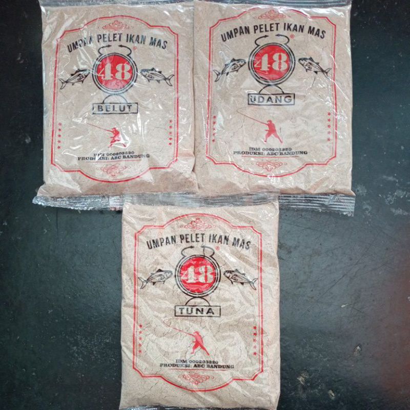 umpan pelet ikan mas 48