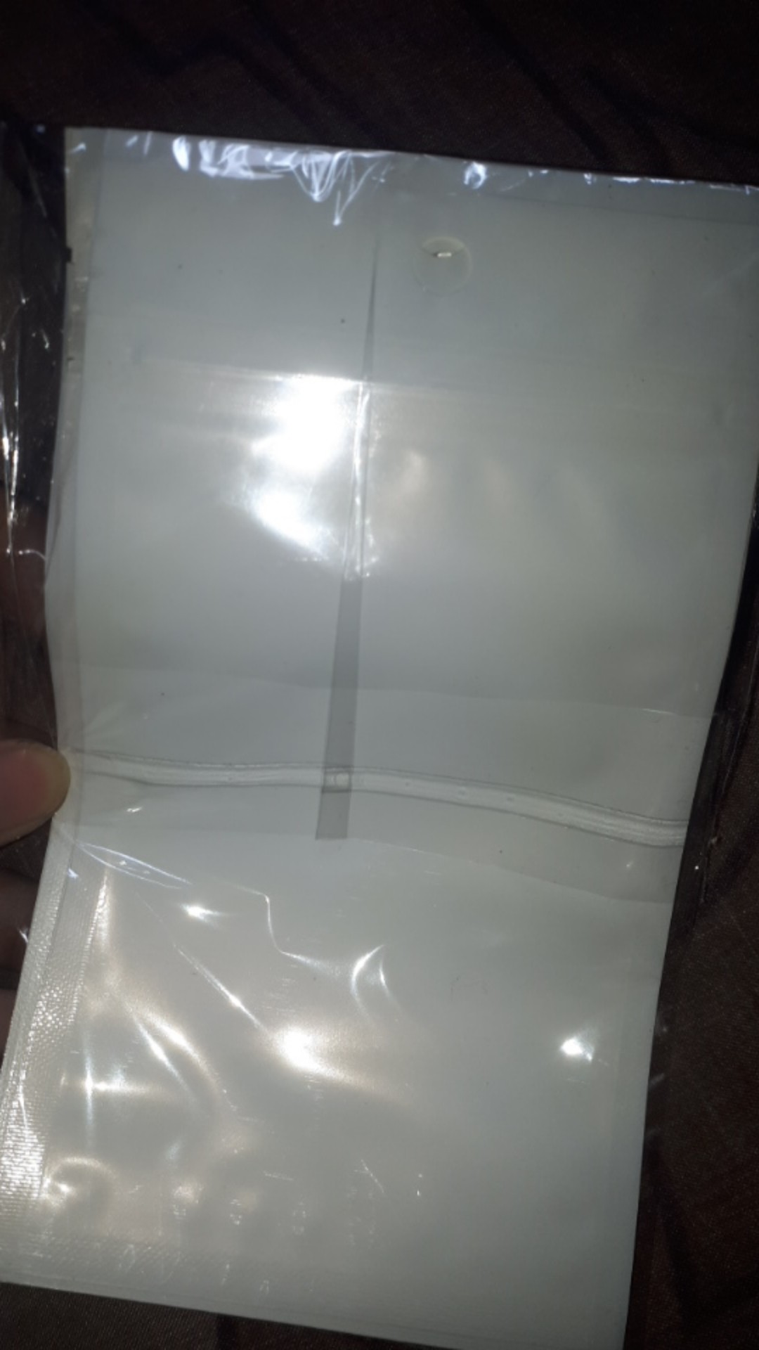 Plastik Klip Putih 9cm X 16cm Kemasan Plastik Flat Bottom Ziplock [isi 10pcs]