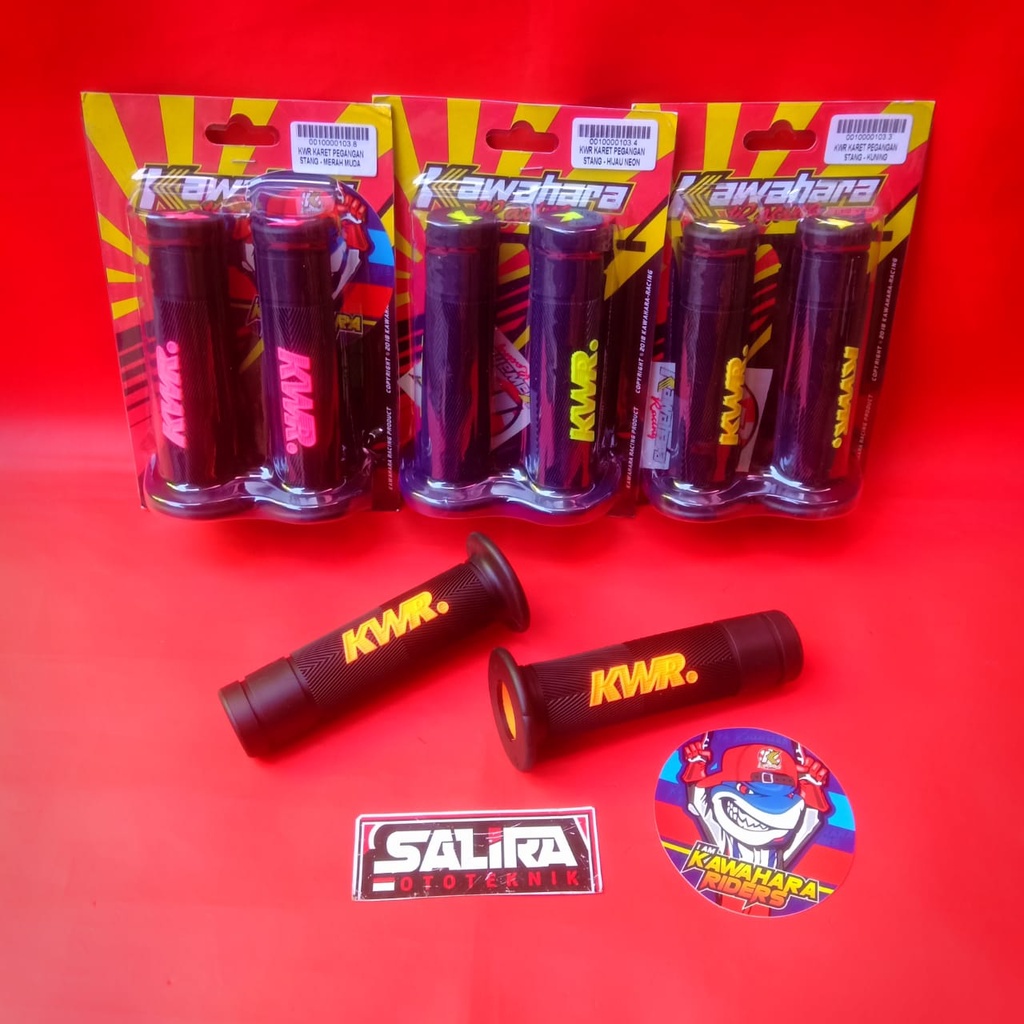 Handgrip Handpat Karet Pegangan Stir Universal Kawahara Racing Warna Warni
