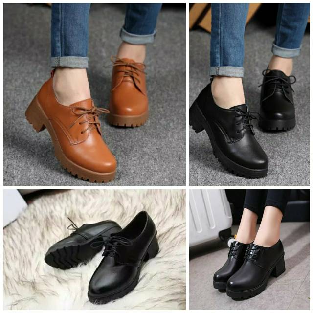 Sepatu docmart cewek wedges sepatu wanita