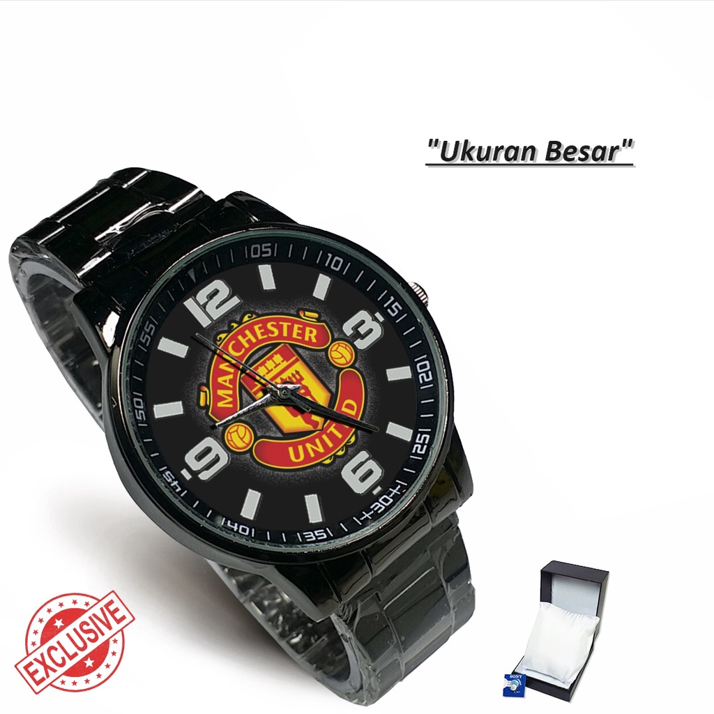 Jam Tangan Rantai Couple MU - 2 (Keren)