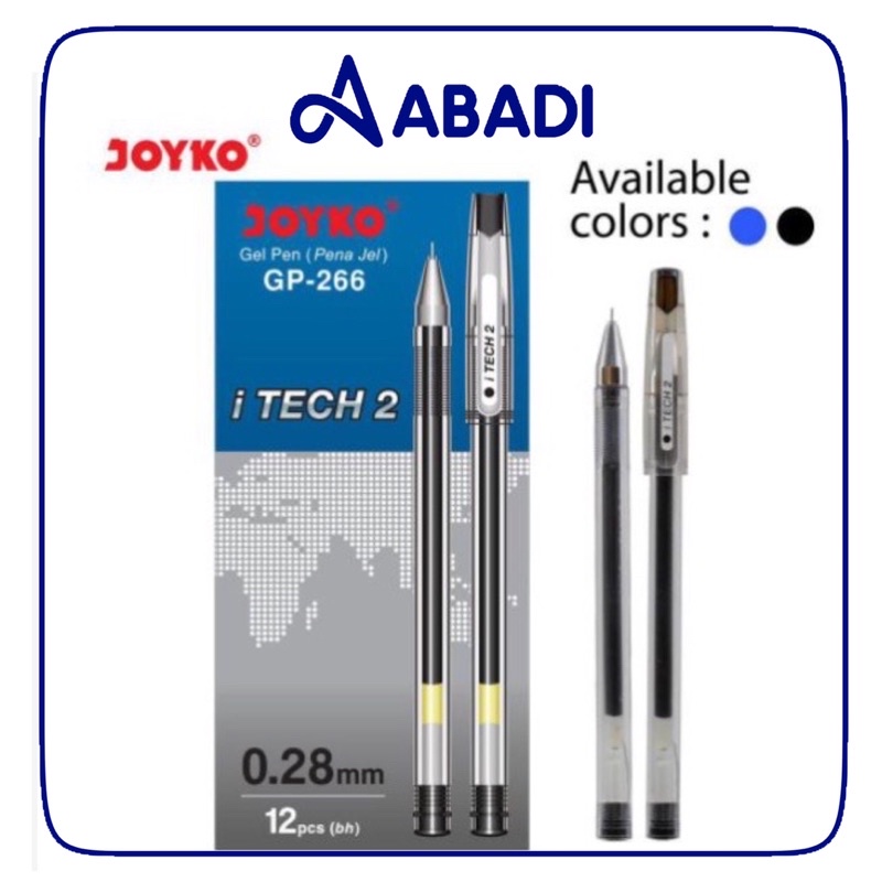 

BULPEN GEL JOYKO i-TECH 2 GP-266 0.28MM (ISI 12PCS)