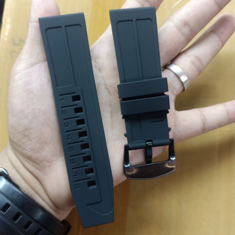 Tali Jam Karet Silikon Untuk Jam tangan t5, exp dan Ac, strap rubber silikon Polos