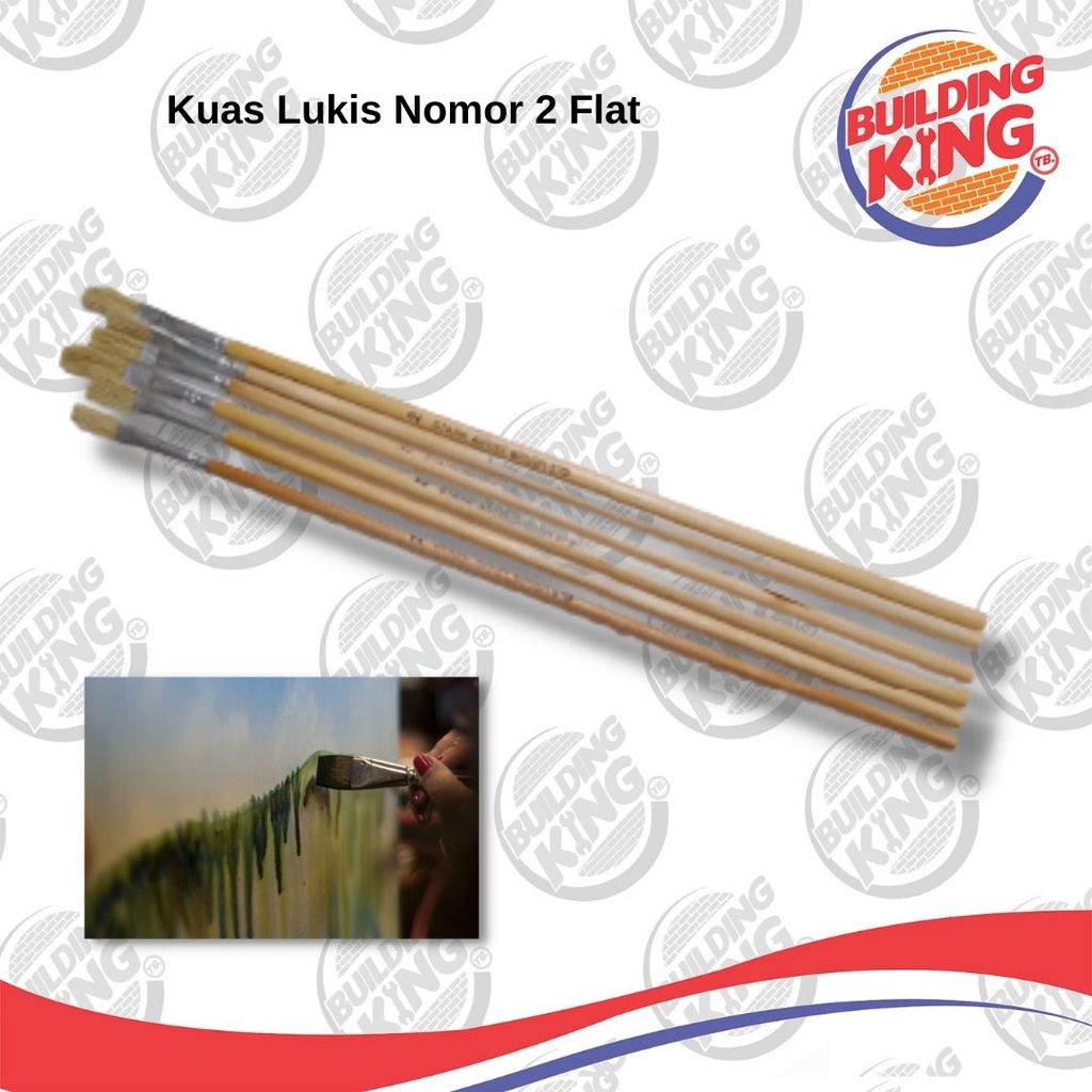 

Kuas Lukis Nomor 2 4 5 10 12 Koas Gambar Cat Air Minyak Model Eterna