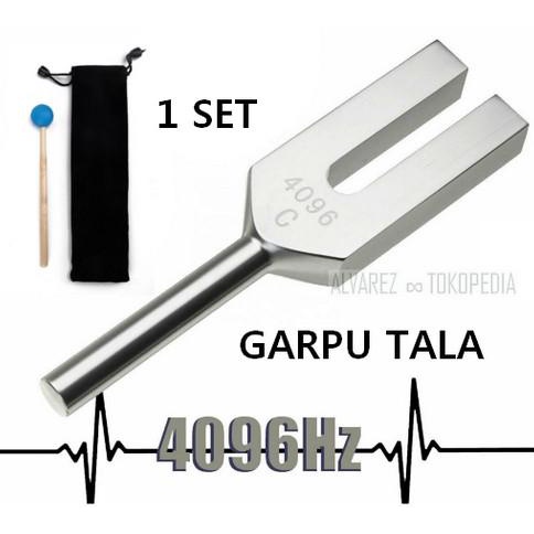 Garpu Tala C 4096 Hz / Tuning Fork Almunium Set