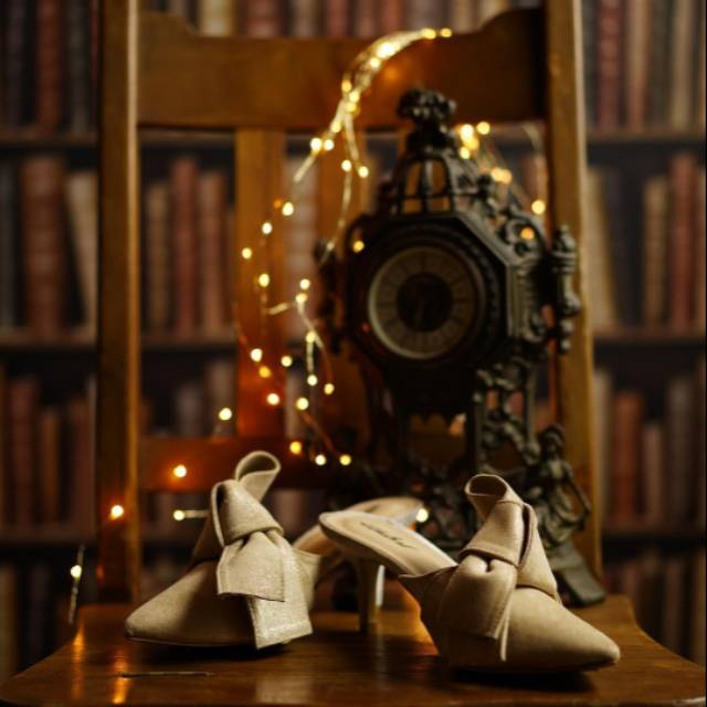 (BOOKED) Ittaherl Jackie Holiday Slipper 60 mm Khaki size 40