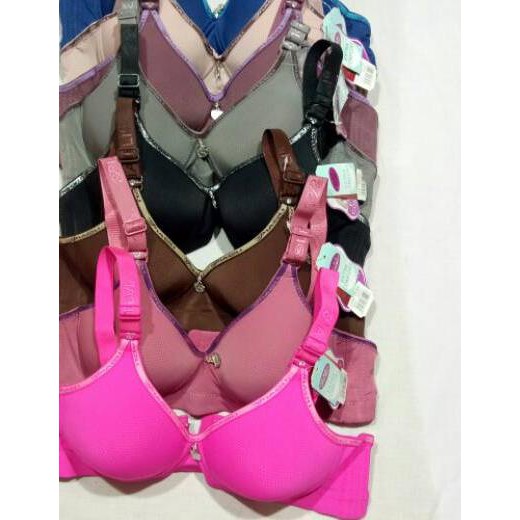 ❃ bh piaoli 9000 tanpa kawat kait 3 polos ➦