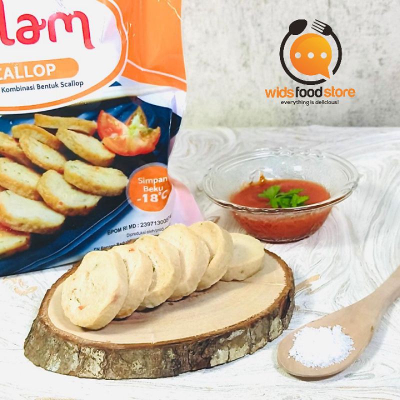 

Frozen food bakso ikan scallop Salam 500 gram