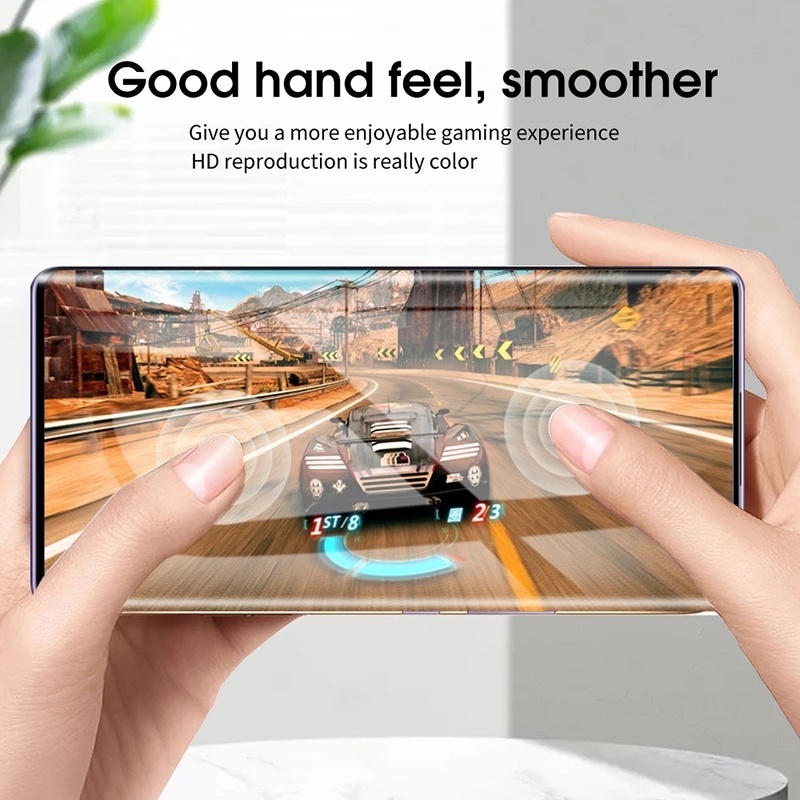 Pelindung Layar Tempered Glass Full Cover Anti Gores / Jatuh Untuk Huawei Nova 9 / 9Pro