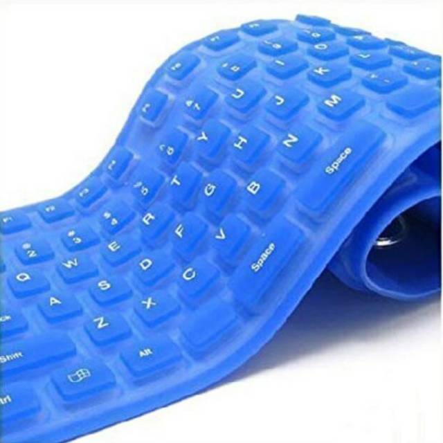 Portable Keyboard Silicone 85 Keys Colourfull Flexible Keyboard Silicone Waterproof