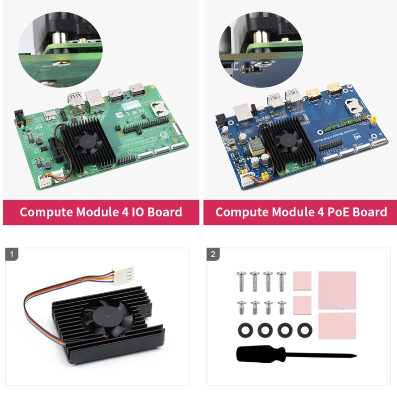 Zzz cm4 PWM Kipas Pendingin Radiator CPU 8000RPM Kecepatan Adjustable Untuk Raspberry Pi 3 Model B cm4 Ic CM4-FAN-3007-B