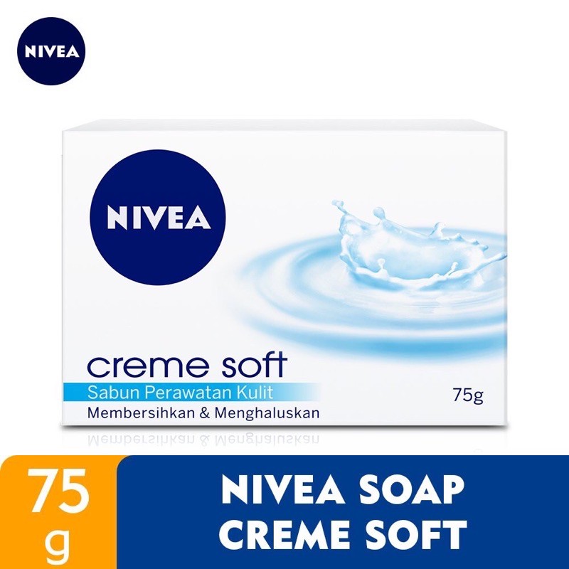 Nivea soap Creme Soft 75 gram Sabun Batang Nivea