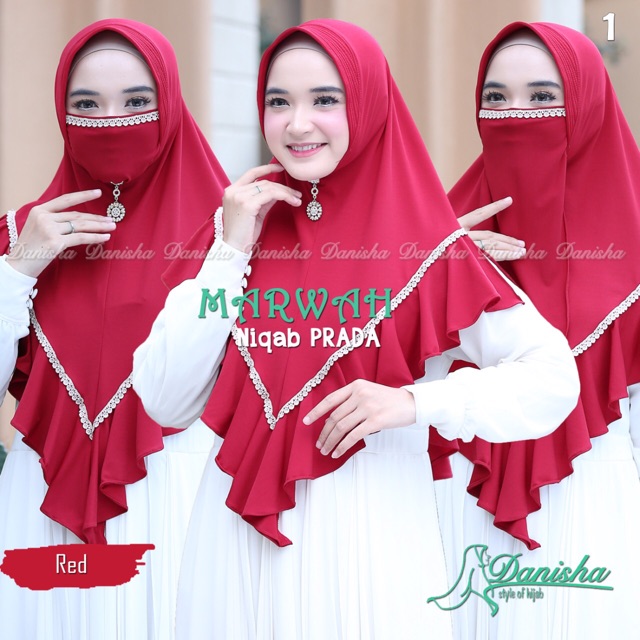 DANISHA | Khimar MARWAH NIQAB PRADA Jersey