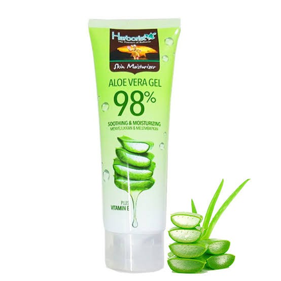 HERBORIST ALOEVERA GEL TUBE 98% 100 Gram