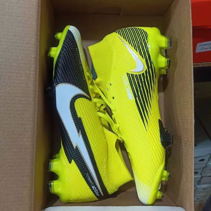Sepatu Bola Nike Mercurial Superfly 7 Elite Volt Black