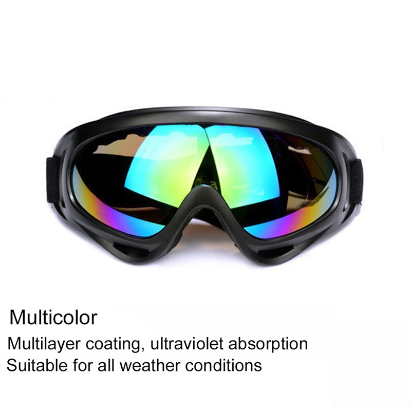 Kacamata Goggle Pelindung UV Anti Angin Untuk Motor / Sepeda / ATV