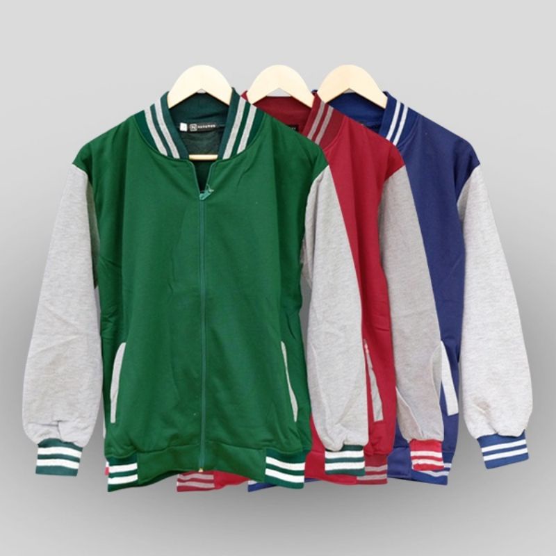 JAKET BASEBALL WANITA, ORIGINAL, JAKET VARSITY PRIA, JAKET BISBOL PRIA, JAKET BESBOL, JAKET BORDIR, 