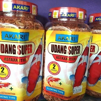 AKARI UDANG SUPER 130gr / ASTANXANTHIN / FLOATING TYPE