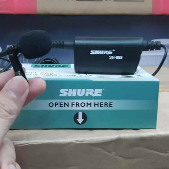 ✥ Mic jepit shure super peka cocok untuk imam masjid shure sh 888 ✷